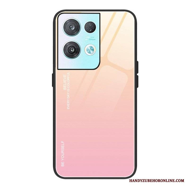 Etui do Oppo Reno 8 Pro Uwierz W Szkło Hartowane