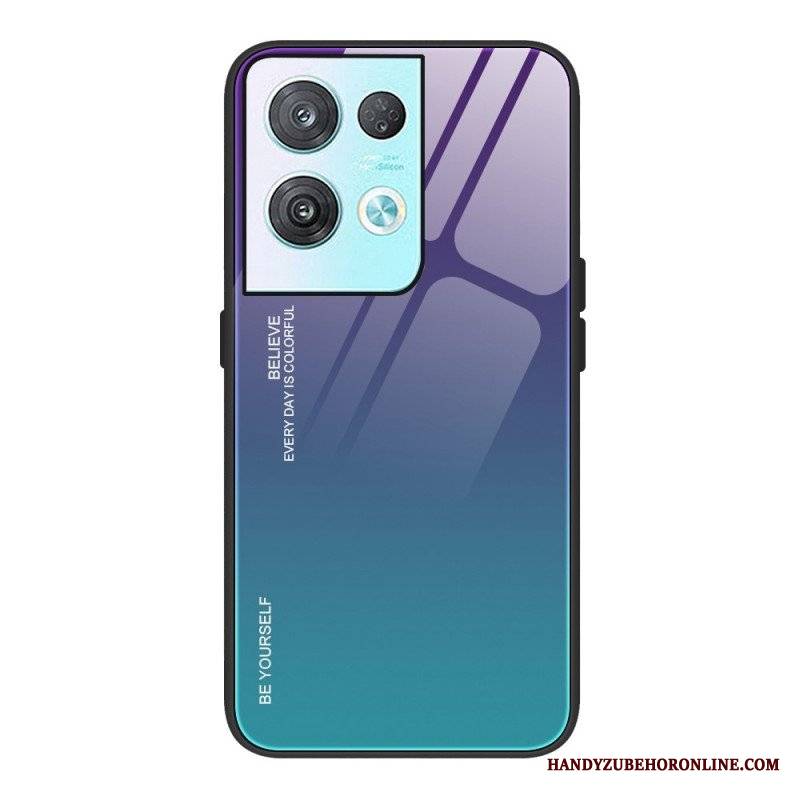 Etui do Oppo Reno 8 Pro Uwierz W Szkło Hartowane