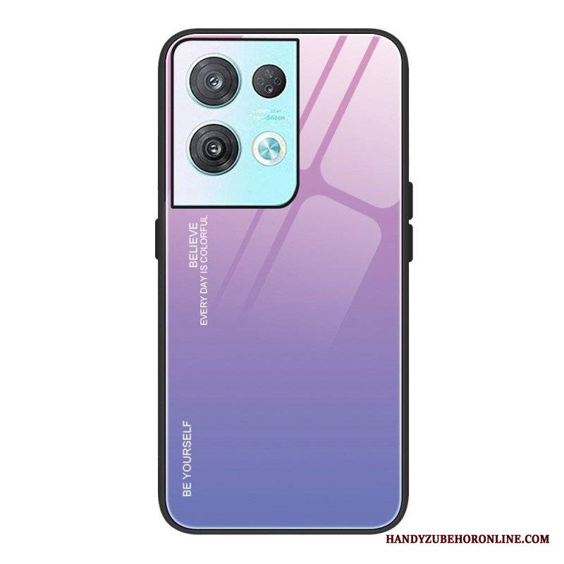 Etui do Oppo Reno 8 Pro Uwierz W Szkło Hartowane