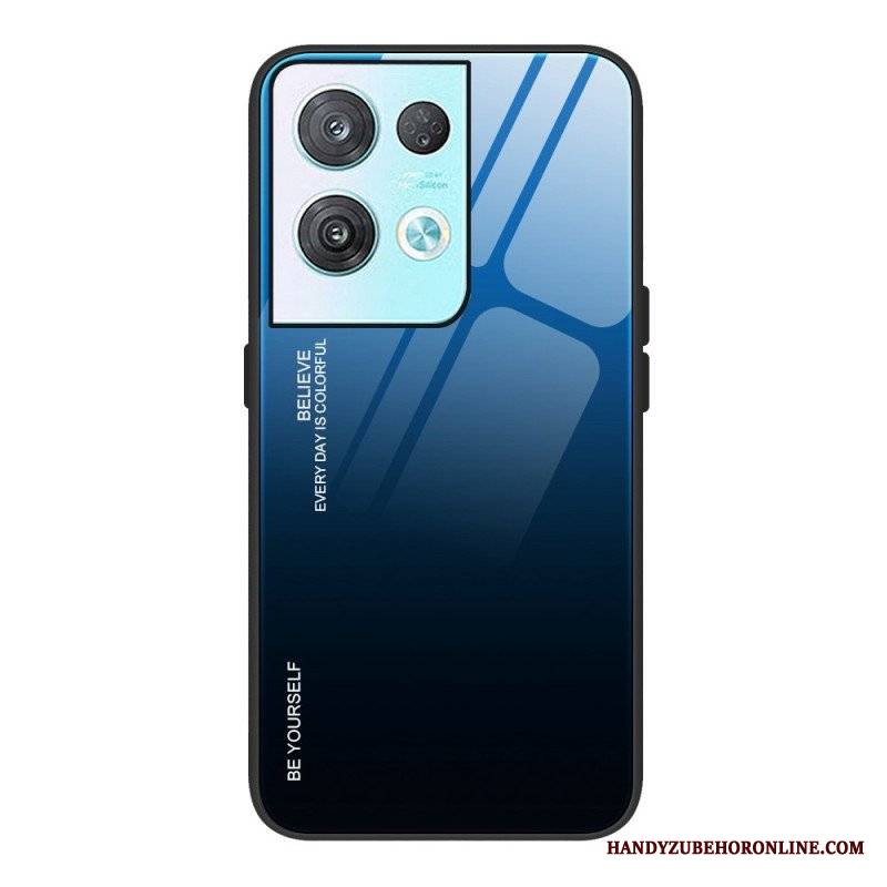 Etui do Oppo Reno 8 Pro Uwierz W Szkło Hartowane