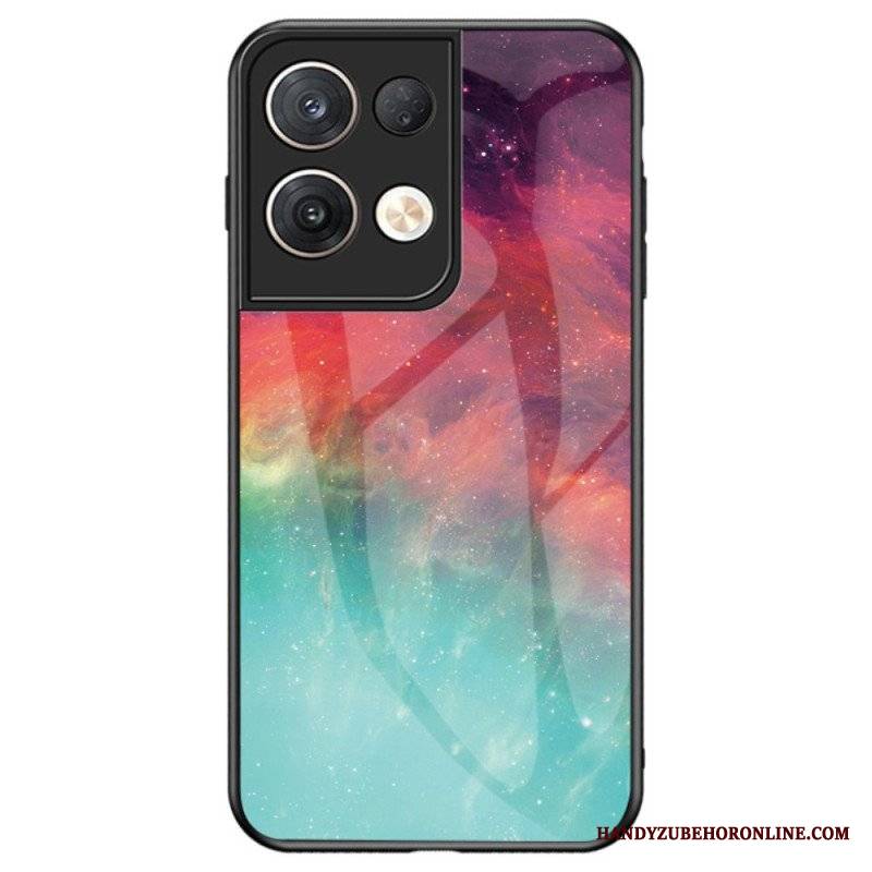 Etui do Oppo Reno 8 Pro Wzór Ze Szkła Hartowanego