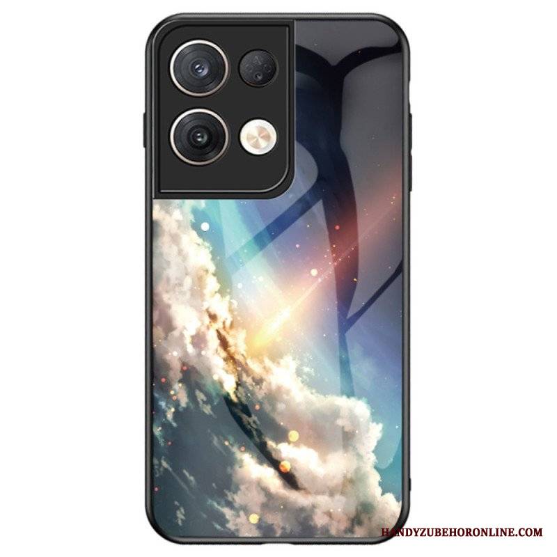 Etui do Oppo Reno 8 Pro Wzór Ze Szkła Hartowanego