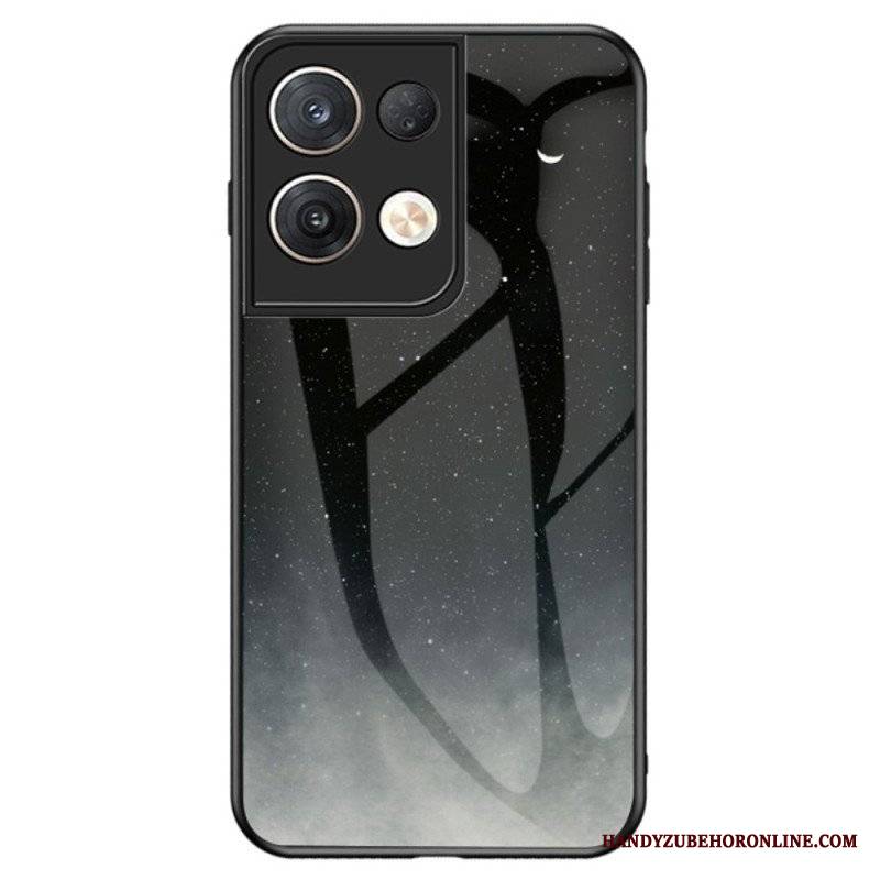 Etui do Oppo Reno 8 Pro Wzór Ze Szkła Hartowanego