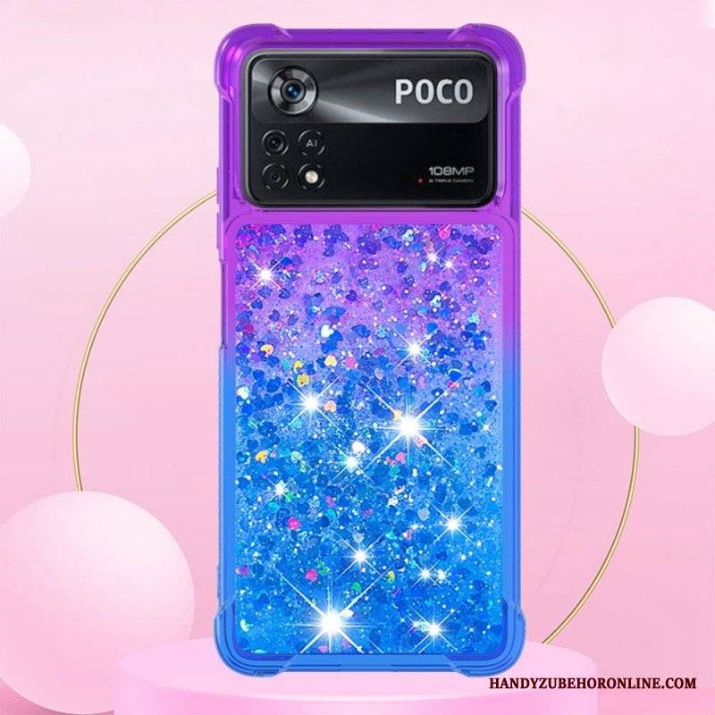 Etui do Poco X4 Pro 5G Kolorowe Cekiny