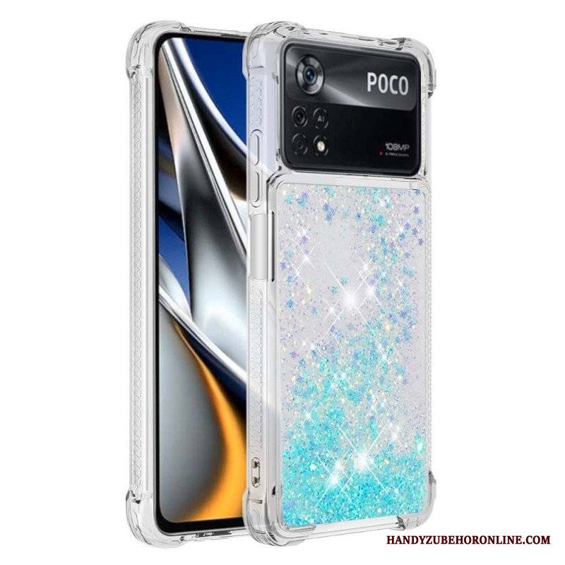 Etui do Poco X4 Pro 5G Pragnienia Cekiny