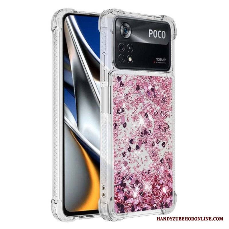 Etui do Poco X4 Pro 5G Pragnienia Cekiny