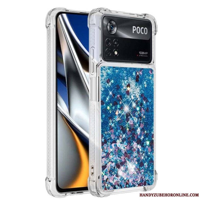 Etui do Poco X4 Pro 5G Pragnienia Cekiny