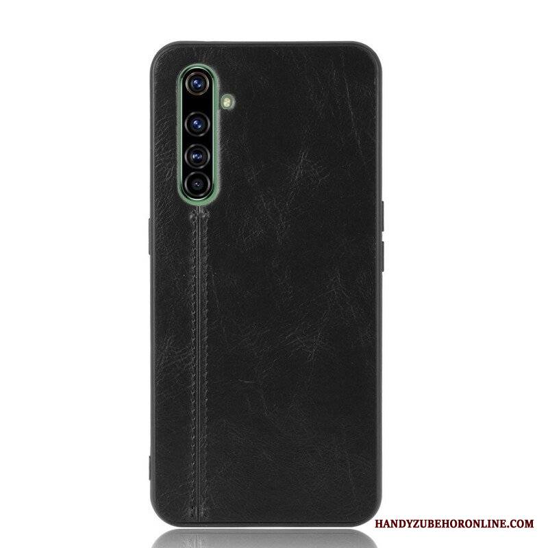 Etui do Realme X50 Pro Stylowe Skórzane Szwy