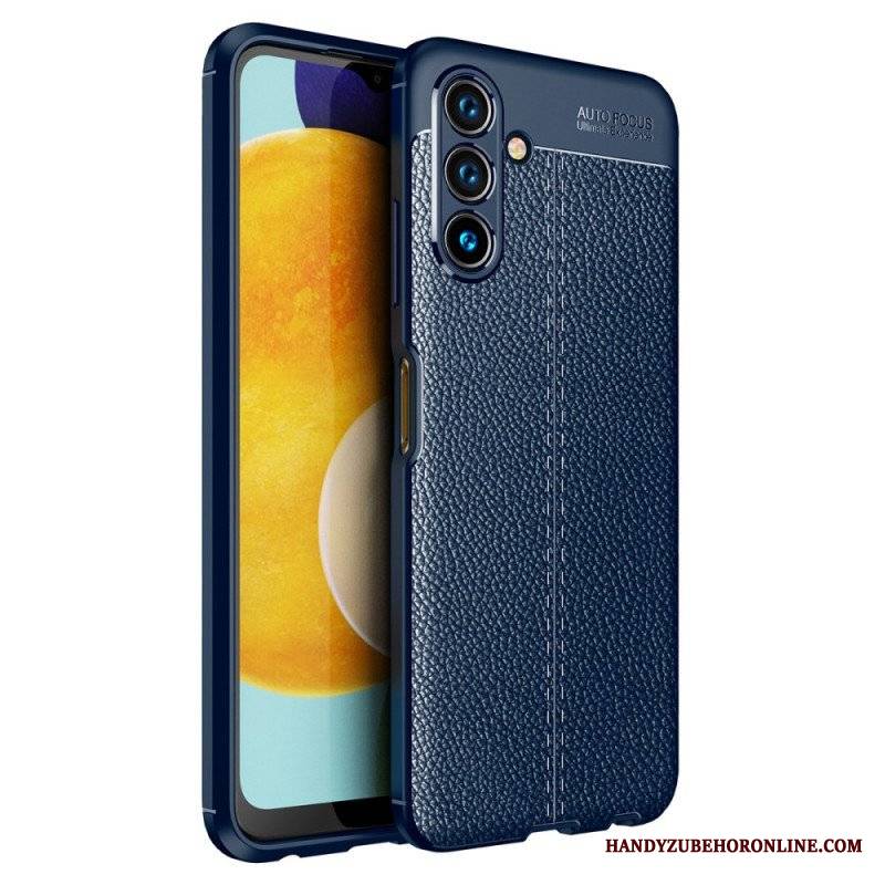 Etui do Samsung Galaxy A13 5G / A04s Efekt Skóry Liczi Z Podwójną Linią