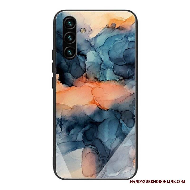 Etui do Samsung Galaxy A13 5G / A04s Marmurowe Szkło Hartowane