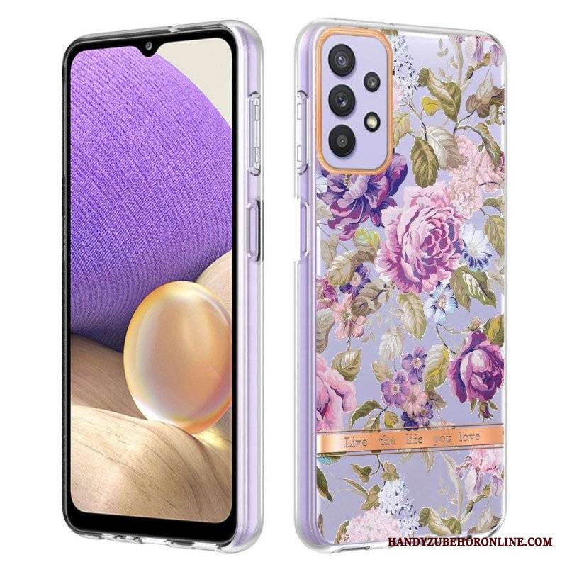 Etui do Samsung Galaxy A13 Bezszwowy Kwiecisty