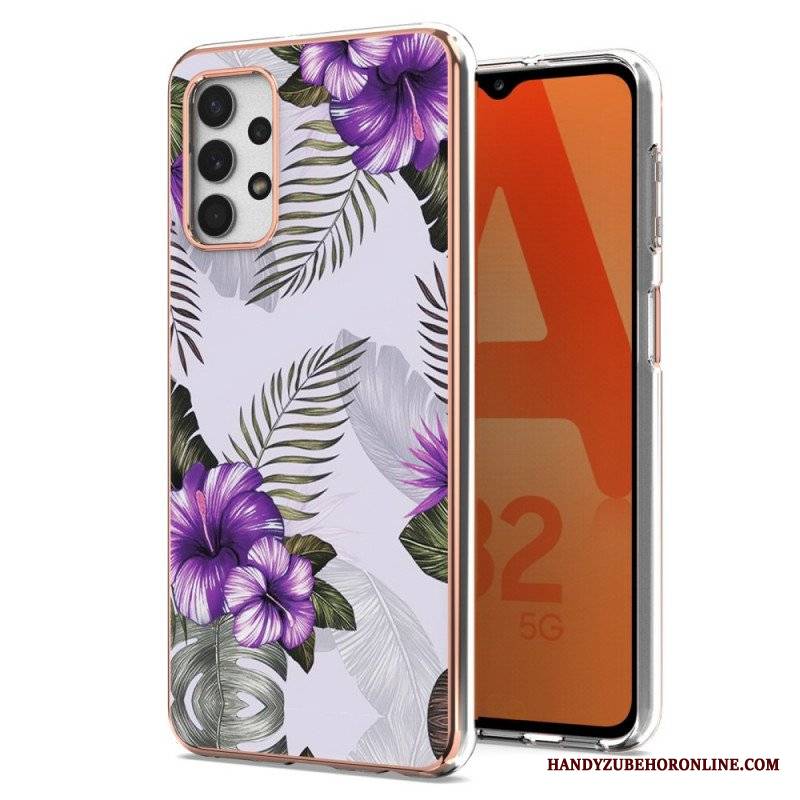 Etui do Samsung Galaxy A13 Kwiaty