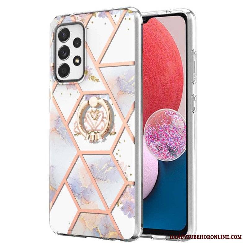 Etui do Samsung Galaxy A13 Kwiaty Wspornika Pierścieniowego