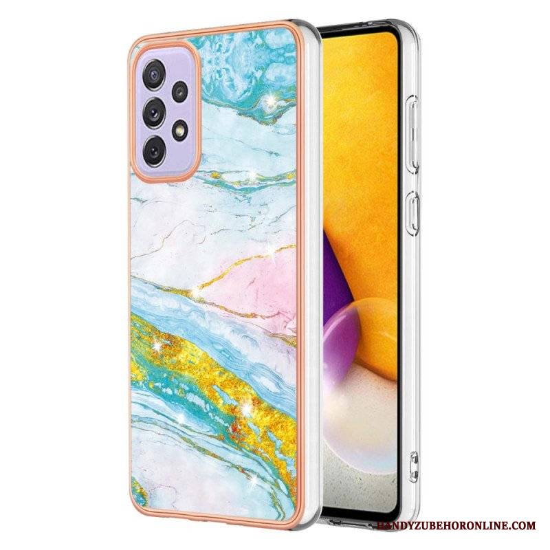 Etui do Samsung Galaxy A13 Silikonowy Elastyczny Marmur