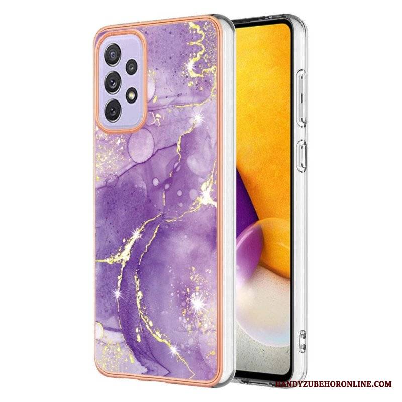 Etui do Samsung Galaxy A13 Silikonowy Elastyczny Marmur