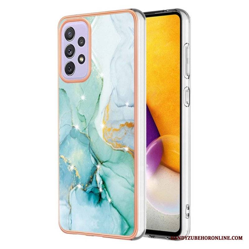 Etui do Samsung Galaxy A13 Silikonowy Elastyczny Marmur