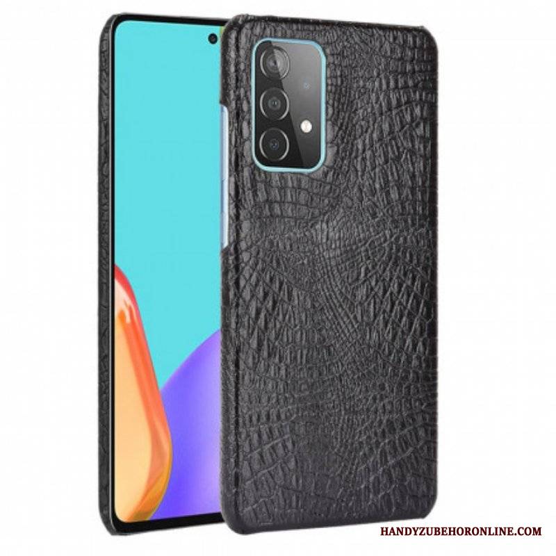 Etui do Samsung Galaxy A52 4G / A52 5G / A52s 5G Efekt Skóry Krokodyla