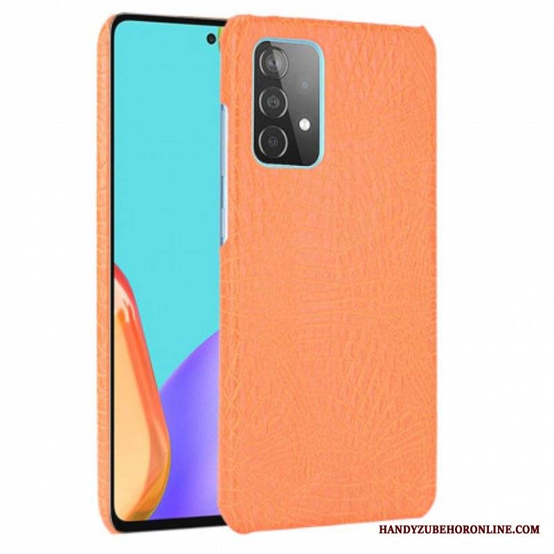 Etui do Samsung Galaxy A52 4G / A52 5G / A52s 5G Efekt Skóry Krokodyla