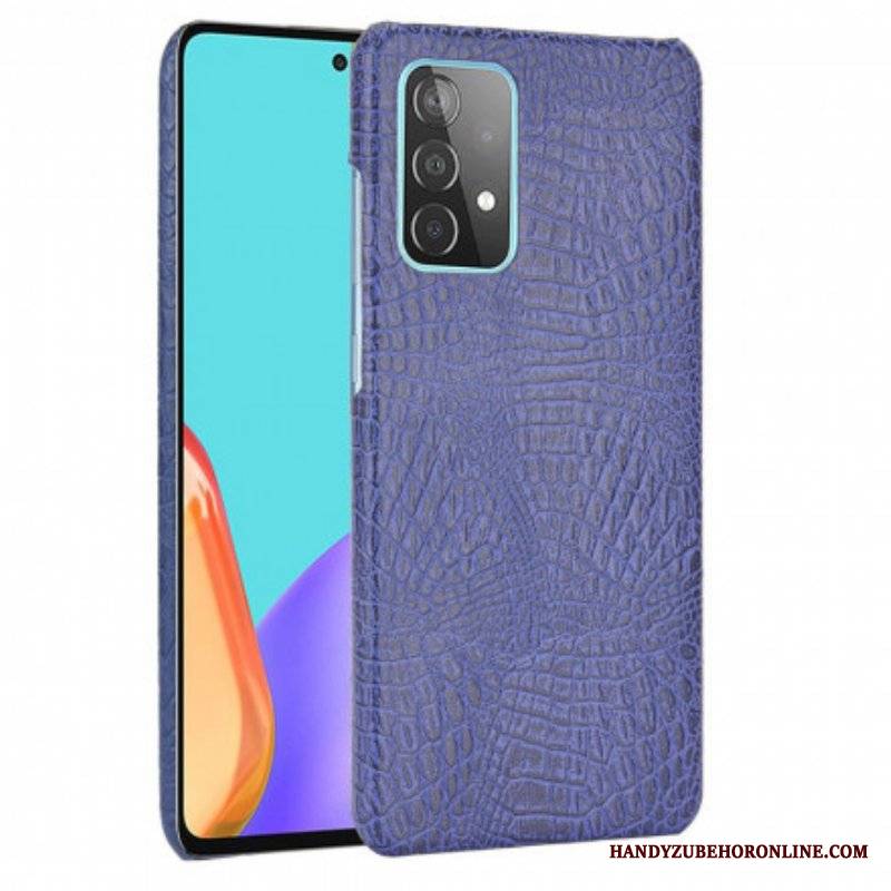 Etui do Samsung Galaxy A52 4G / A52 5G / A52s 5G Efekt Skóry Krokodyla