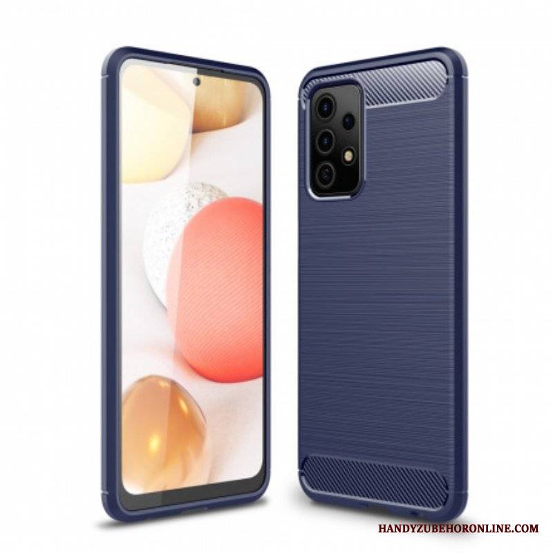 Etui do Samsung Galaxy A52 4G / A52 5G / A52s 5G Szczotkowane Włókno Węglowe