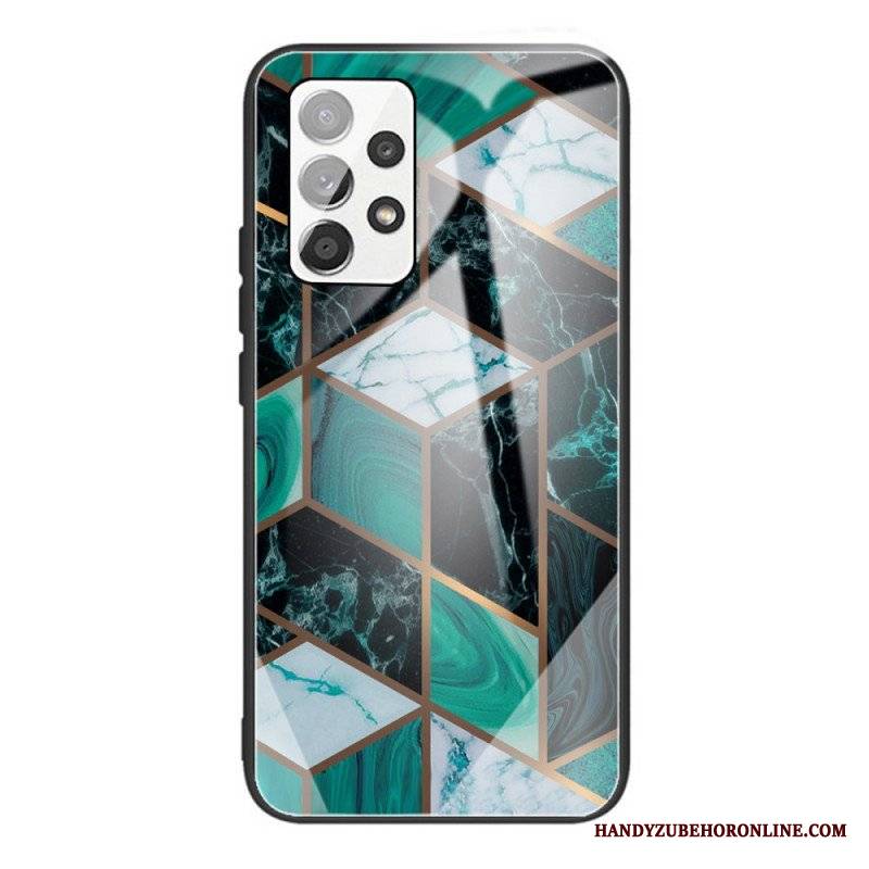 Etui do Samsung Galaxy A53 5G Geometria Marmurowe Szkło Hartowane