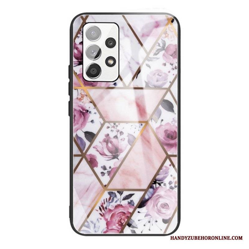 Etui do Samsung Galaxy A53 5G Geometria Marmurowe Szkło Hartowane