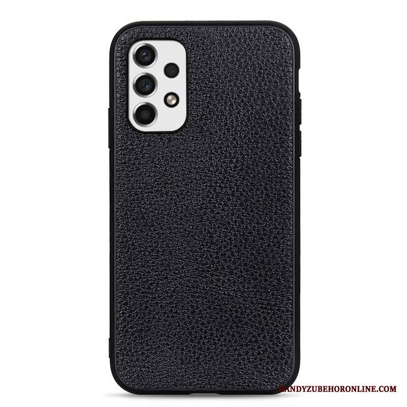 Etui do Samsung Galaxy A53 5G Prawdziwa Skóra Litchi