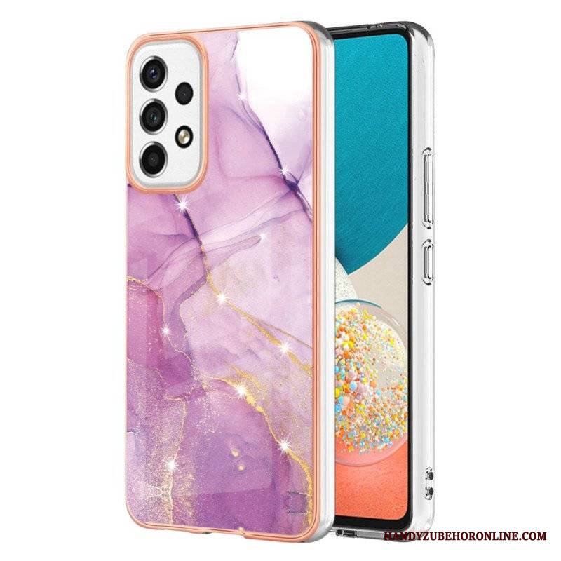 Etui do Samsung Galaxy A53 5G Silikonowy Elastyczny Marmur