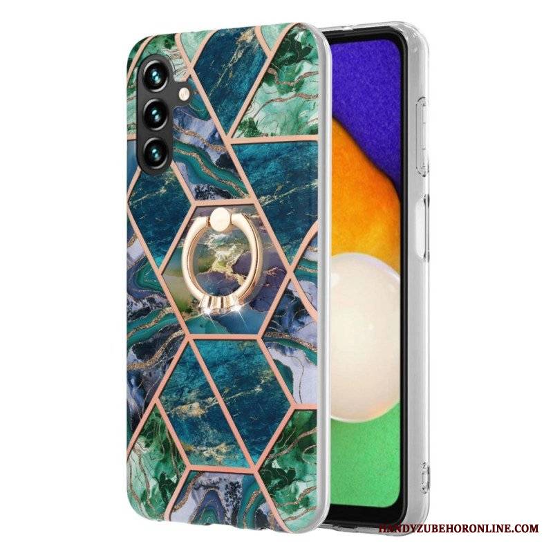 Etui do Samsung Galaxy A54 5G Marmur Ze Wspornikiem Pierścienia