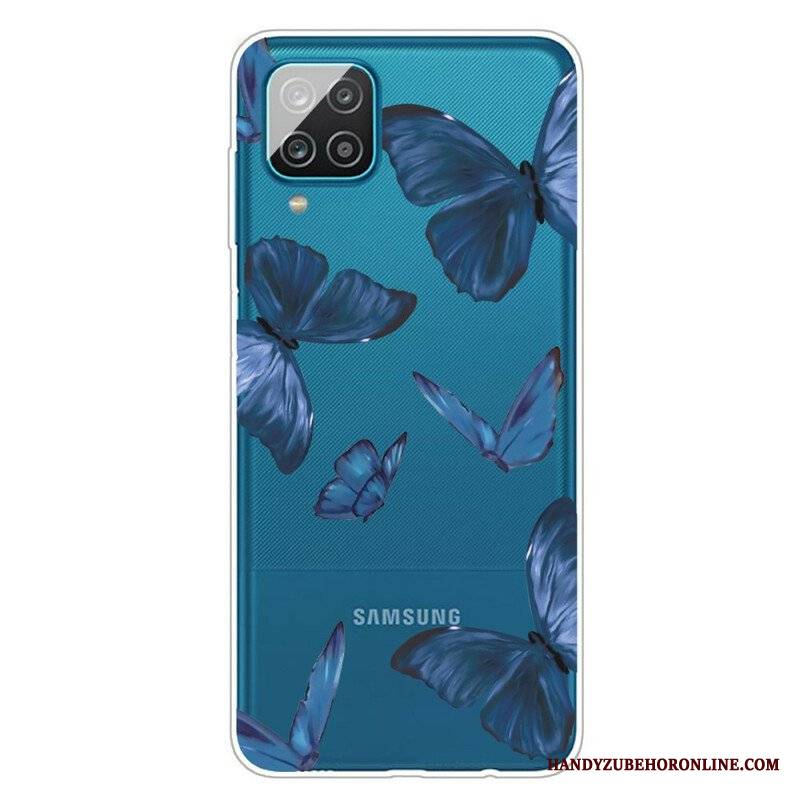 Etui do Samsung Galaxy M12 / A12 Dzikie Motyle