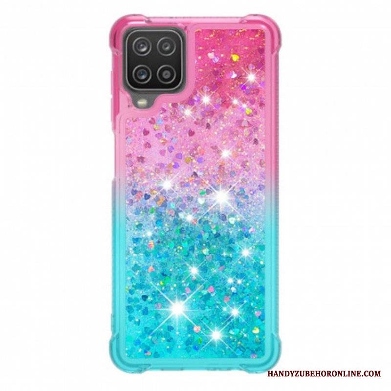 Etui do Samsung Galaxy M12 / A12 Kolory Cekinów