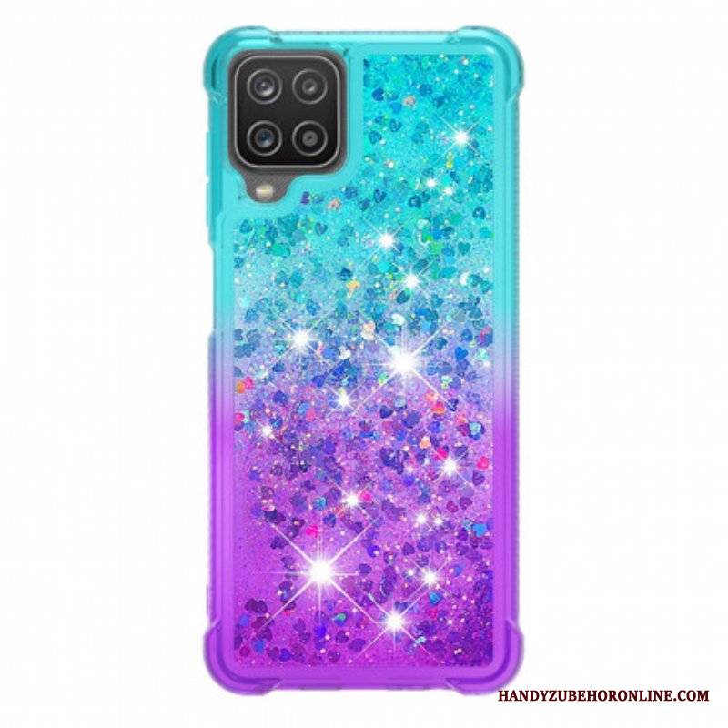 Etui do Samsung Galaxy M12 / A12 Kolory Cekinów