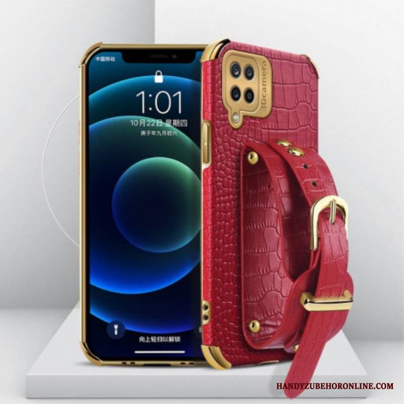 Etui do Samsung Galaxy M12 / A12 Pasek Krokodyla