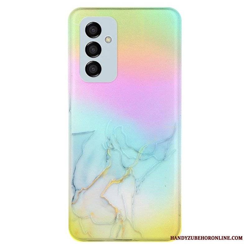 Etui do Samsung Galaxy M23 5G Marmur Z Efektem Lasera