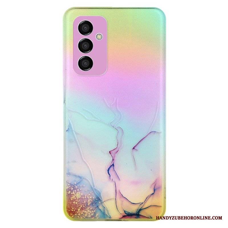 Etui do Samsung Galaxy M23 5G Marmur Z Efektem Lasera