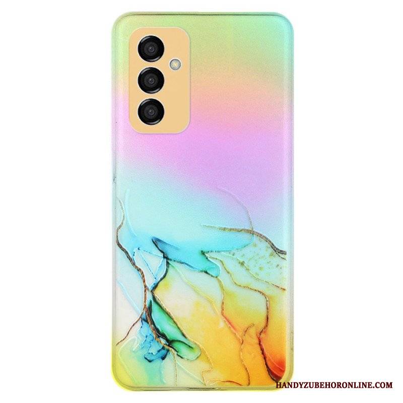 Etui do Samsung Galaxy M23 5G Marmur Z Efektem Lasera