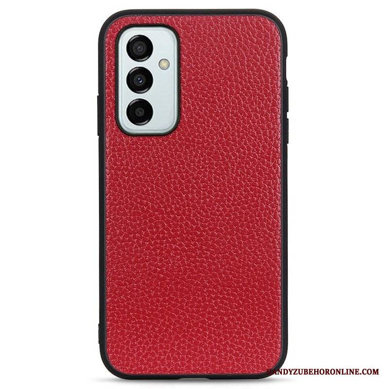 Etui do Samsung Galaxy M23 5G Prawdziwa Skóra Litchi