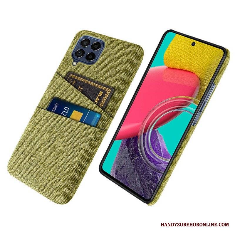 Etui do Samsung Galaxy M53 5G Posiadacz Karty Z Tkaniny