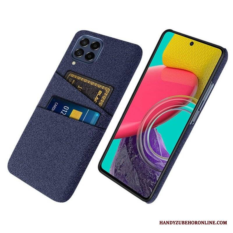 Etui do Samsung Galaxy M53 5G Posiadacz Karty Z Tkaniny