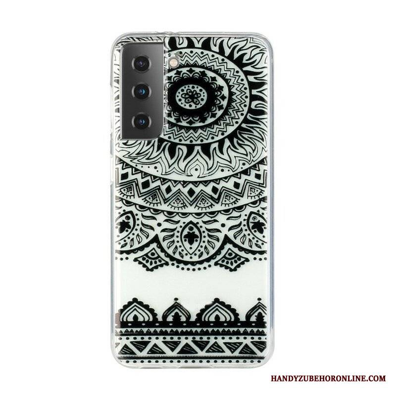 Etui do Samsung Galaxy S21 5G Bezszwowa Kwiatowa Mandala