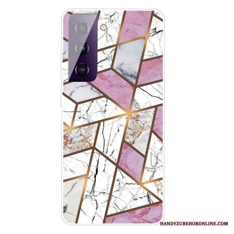 Etui do Samsung Galaxy S21 5G Geometryczny Marmur