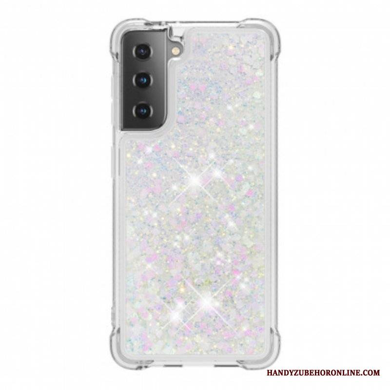 Etui do Samsung Galaxy S21 Plus 5G Pragnienia Cekiny