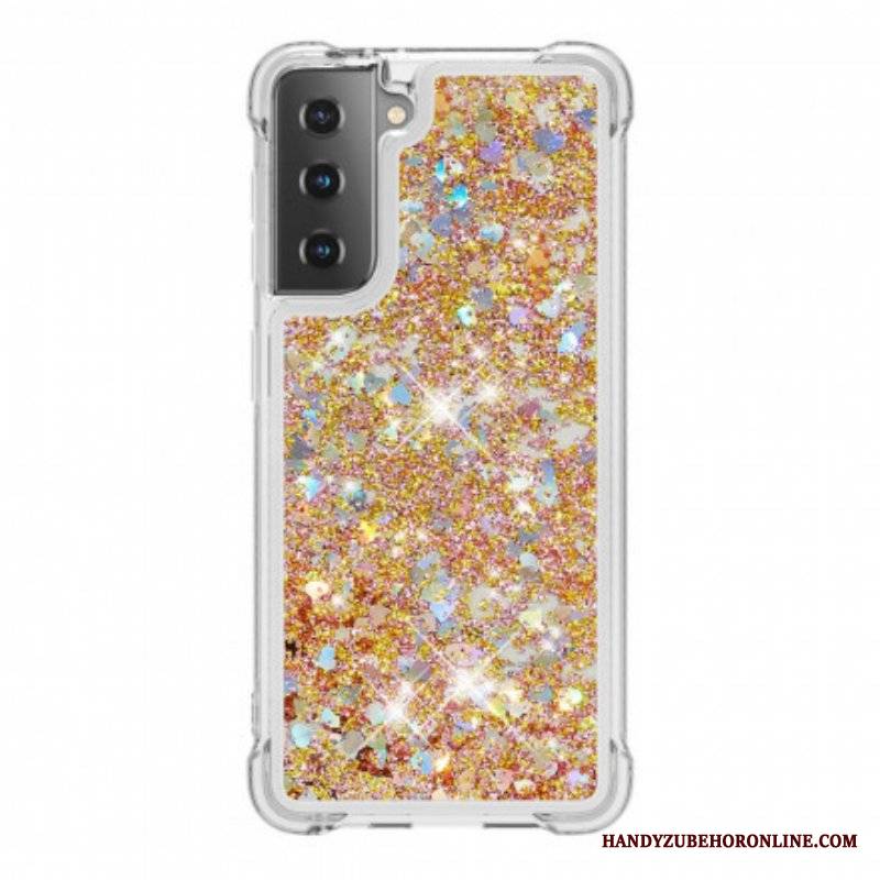 Etui do Samsung Galaxy S21 Plus 5G Pragnienia Cekiny