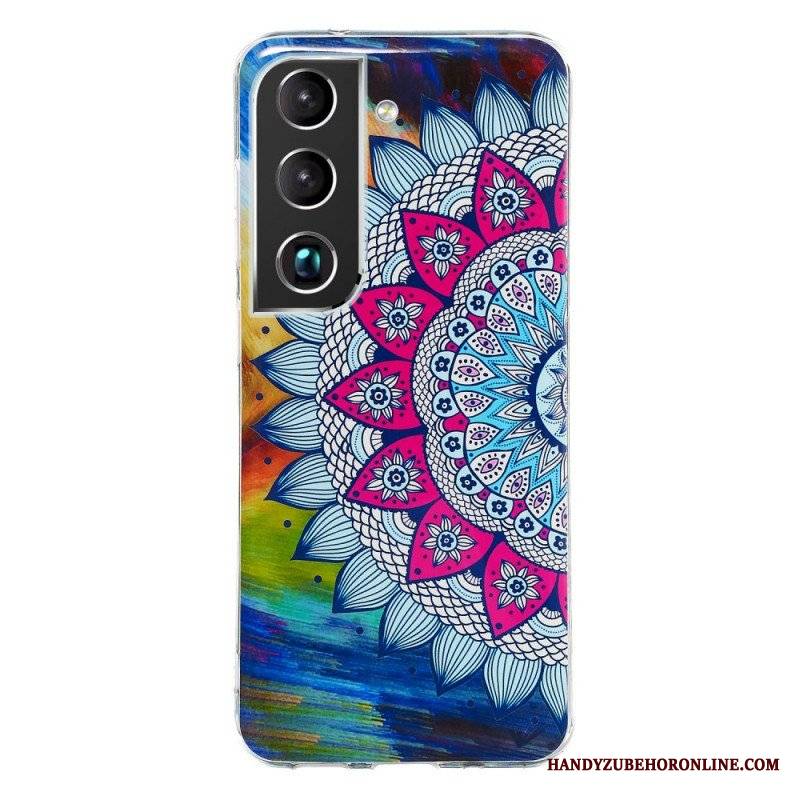 Etui do Samsung Galaxy S22 5G Fluorescencyjna Seria Kwiatowa