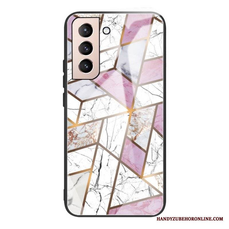 Etui do Samsung Galaxy S22 5G Geometria Marmurowe Szkło Hartowane