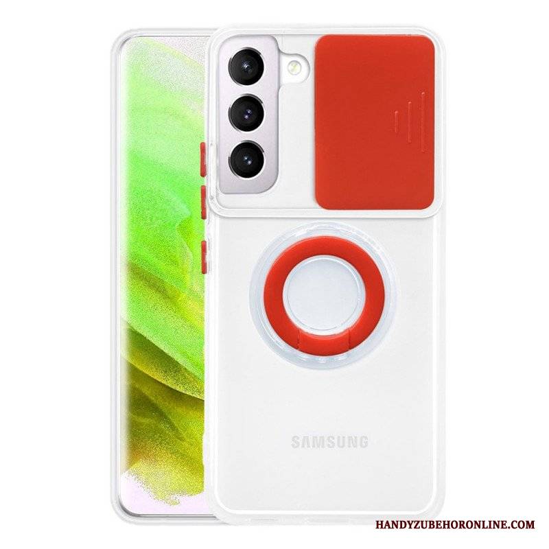 Etui do Samsung Galaxy S22 5G Pierścień-wspornik I Osłony Obiektywu