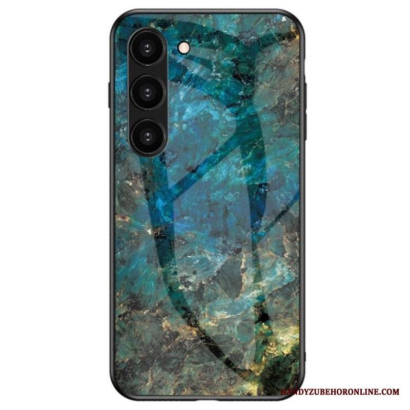 Etui do Samsung Galaxy S23 5G Marmurowe Szkło Hartowane