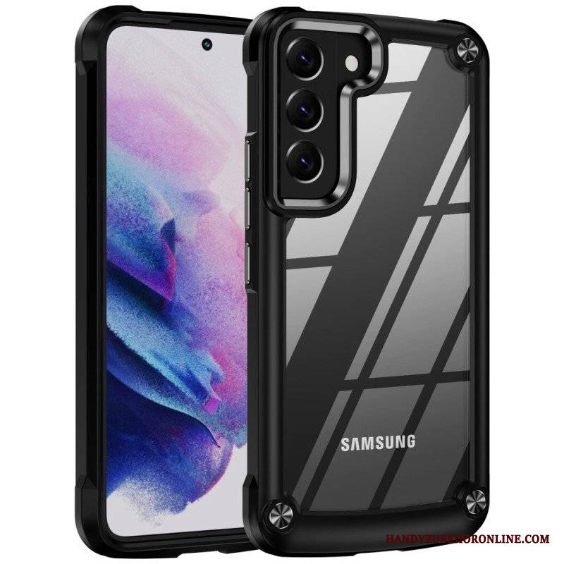 Etui do Samsung Galaxy S23 Plus 5G Hybryda Ze Stopem Aluminium