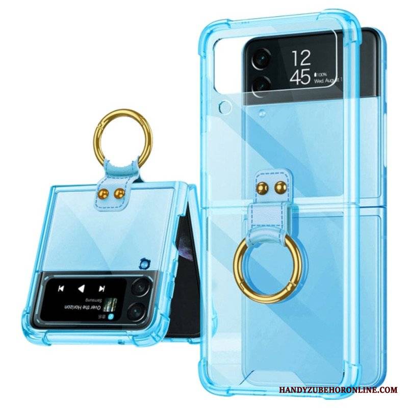 Etui do Samsung Galaxy Z Flip 4 Etui Folio Barwione Pierścieniem Gkk