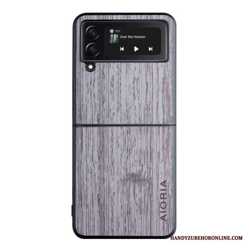 Etui do Samsung Galaxy Z Flip 4 Etui Folio Drewno Aioria